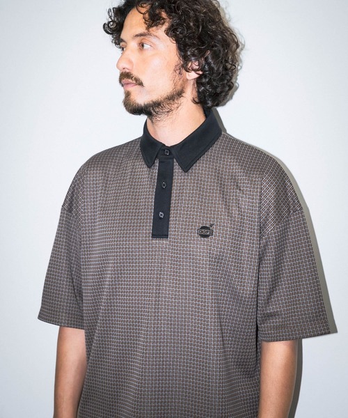 URBAN RESEARCH Sonny Label（アーバンリサーチサニーレーベル）の「『吸水速乾』『UVカット』　OOPS　カットジャガード半袖ポロシャツ（ポロシャツ・メンズ・レッド系その他/ベージュ系その他/ブルー系その他・MEDIUM/LARGE）」の19枚目の写真