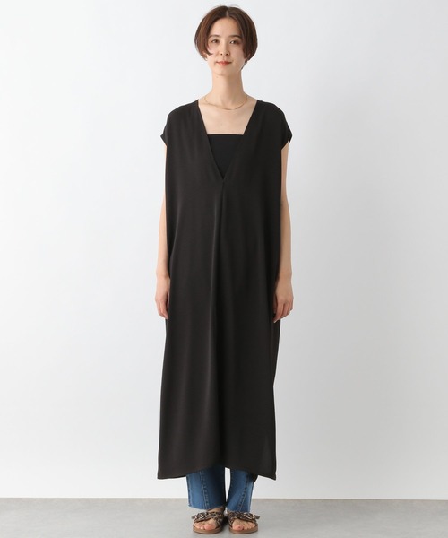 LEPSIM（レプシィム）の「カフタンロングワンピース　704279（ワンピース・レディース・ベージュ/ブラウン/ブラック・FREE）」の4枚目の写真