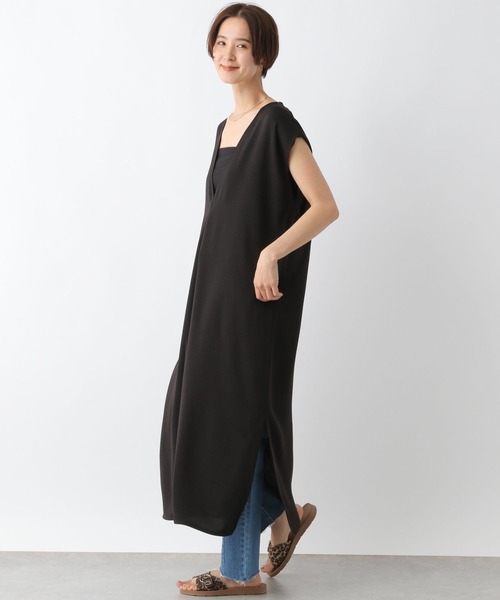 LEPSIM（レプシィム）の「カフタンロングワンピース　704279（ワンピース・レディース・ベージュ/ブラウン/ブラック・FREE）」の17枚目の写真