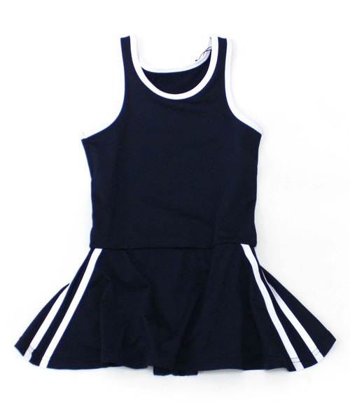 THE CASUAL（カジュアル）の「【スクール水着】ラインワンピース水着（水着・キッズ・ネイビー系1/ネイビー系/ネイビー系2・110cm/120cm/130cm/140cm/150cm/160cm）」の2枚目の写真