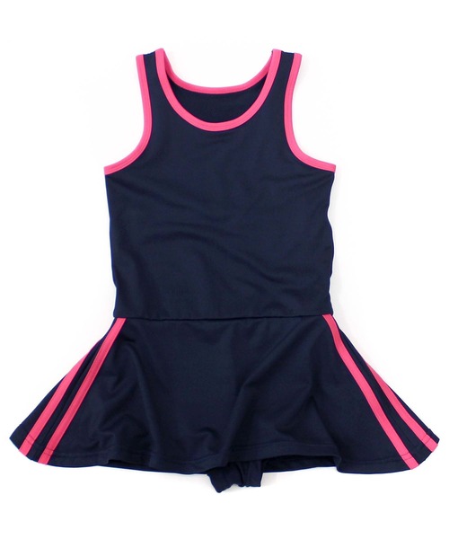 THE CASUAL（カジュアル）の「【スクール水着】ラインワンピース水着（水着・キッズ・ネイビー系1/ネイビー系/ネイビー系2・110cm/120cm/130cm/140cm/150cm/160cm）」の5枚目の写真