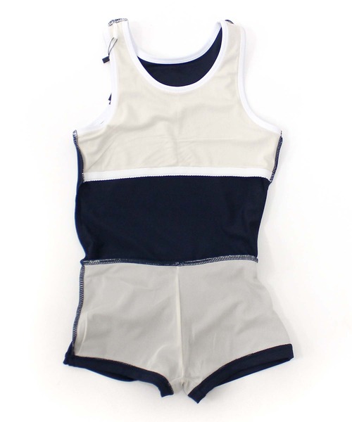 THE CASUAL（カジュアル）の「【スクール水着】ラインワンピース水着（水着・キッズ・ネイビー系1/ネイビー系/ネイビー系2・110cm/120cm/130cm/140cm/150cm/160cm）」の13枚目の写真