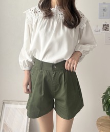 Amulet（アミュレット）の「タック入りキュロットパンツ（その他パンツ）」