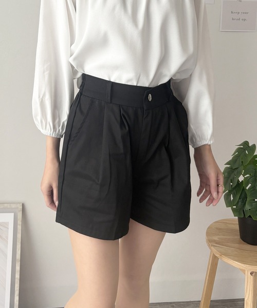 タック入りキュロットパンツ（その他パンツ）｜Amulet