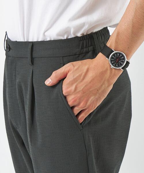 green label relaxing(グリーンレーベルリラクシング)の「ドットエア テーパード イージーパンツ -防シワ・通気性-(その他パンツ・メンズ・グレー/ベージュ・XL/S/L/M)」の8枚目の写真