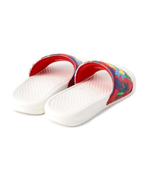 NIKE(ナイキ)の「▼ボワソンショコラ NIKE WMベナッシ JDIプリント(サンダル・レディース・レッド/ブラック・24cm/23cm)」の8枚目の写真