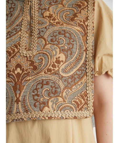 LIKY BROWN リリーブラウン ジャガードアタッチドカラー 完売品 LILY BROWN（リリーブラウン）の「Jacquardアタッチドカラー