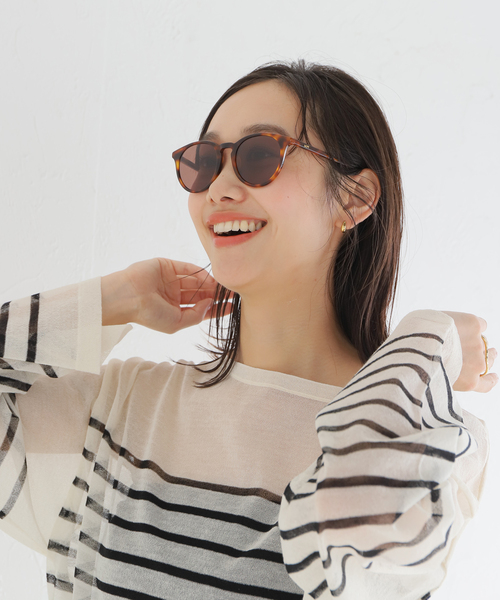 FRAMeWORK（フレームワーク）の「【MESSY WEEKEND/メシ―ウィークエンド】サングラス（サングラス・レディース・カーキ/ブラウン・FREE）」の8枚目の写真