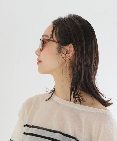 FRAMeWORK（フレームワーク）の「【MESSY WEEKEND/メシ―ウィークエンド】サングラス（サングラス・レディース・カーキ/ブラウン・FREE）」の10枚目の写真