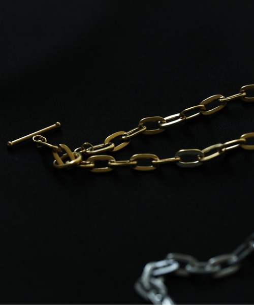 ORLEAN（オルレアン）の「金属アレルギー対応 ボリュームマンテルチェーンネックレス サージカルステンレス（ネックレス・レディース・ゴールド/シルバー・フリー）」の7枚目の写真