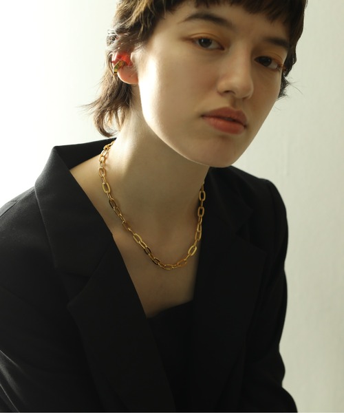 ORLEAN（オルレアン）の「金属アレルギー対応 ボリュームマンテルチェーンネックレス サージカルステンレス（ネックレス・レディース・ゴールド/シルバー・フリー）」の11枚目の写真