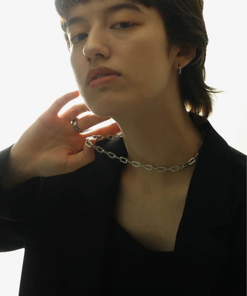 ORLEAN（オルレアン）の「金属アレルギー対応 ボリュームマンテルチェーンネックレス サージカルステンレス（ネックレス・レディース・ゴールド/シルバー・フリー）」の10枚目の写真