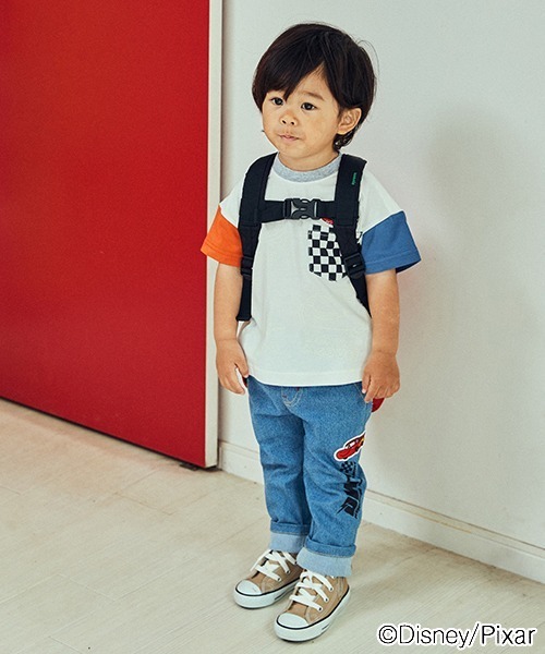 kladskap(クレードスコープ)の「【カーズ】クレイジー配色半袖Tシャツ(Tシャツ/カットソー・キッズ・オフホワイト/オートミール・90cm/100cm/110cm/120cm/130cm)」の6枚目の写真