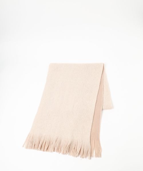 mysty woman(ミスティウーマン)の「リバーシブル無地ストール 961435(マフラー・レディース・ブラック/グレー系その他/ピンク/アイボリー・FREE)」の14枚目の写真