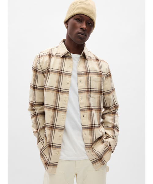 【美品】オーガニックウール ジャパン フランネル ペグトップ FRONT PLEATS PEGTOP ORGANIC WOOL JAPAN FLANNEL - MARKAWARE