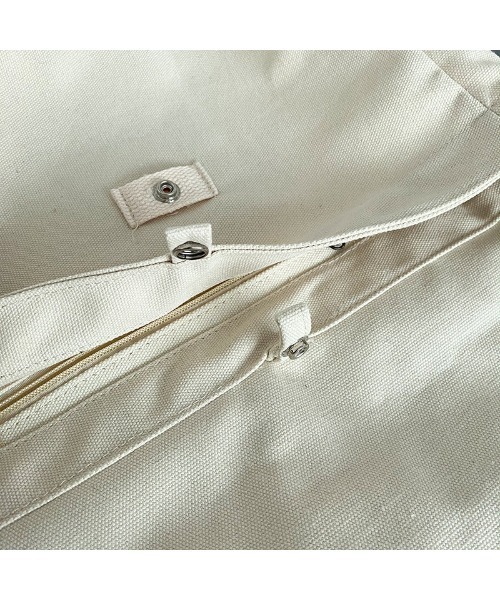 mushwear(マッシュウェア)の「ベアキャンバスショルダー(メッセンジャーバッグ・メンズ・ブラック/ホワイト/ブラウン・FREE)」の4枚目の写真