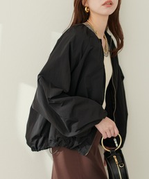 natural couture（ナチュラルクチュール）の「バルーン袖ギャザーブルゾン（ブルゾン・レディース）」