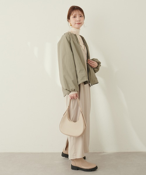 natural couture（ナチュラルクチュール）の「バルーン袖ギャザーブルゾン（ブルゾン・レディース・ブラック/カーキ/アイボリー・FREE）」の17枚目の写真
