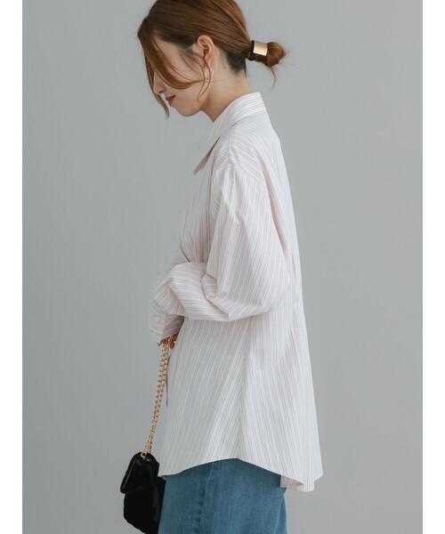 Te chichi（テチチ）の「ウエストタックシャツ（シャツ/ブラウス・レディース・ブルー/ホワイト/ピンク・F）」の10枚目の写真