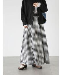 Lugnoncure | フレアマキシスカート(スカート)