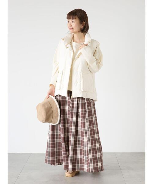 Lugnoncure（ルノンキュール）の「フレアマキシスカート（スカート・レディース・ホワイト/ブラウン/ブラック・F）」の20枚目の写真