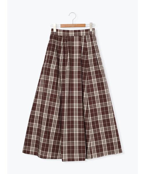 Lugnoncure（ルノンキュール）の「フレアマキシスカート（スカート・レディース・ホワイト/ブラウン/ブラック・F）」の15枚目の写真