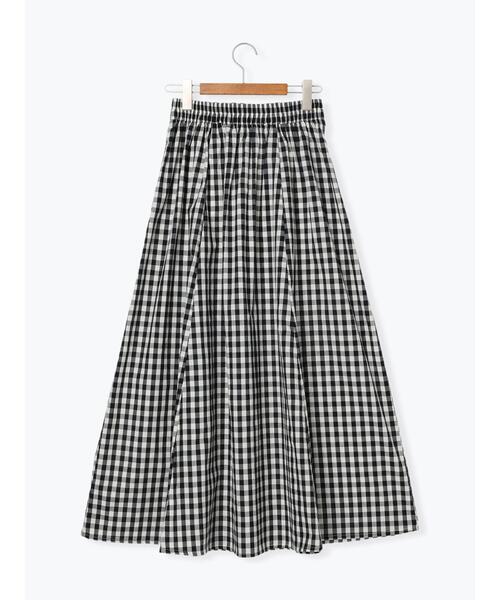 Lugnoncure（ルノンキュール）の「フレアマキシスカート（スカート・レディース・ホワイト/ブラウン/ブラック・F）」の17枚目の写真