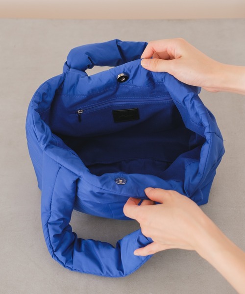 Actually（アクチュアリー）の「中綿ミニトート（トートバッグ・レディース・ブラック/ブルー/グレイッシュベージュ/ベージュ・フリー）」の18枚目の写真