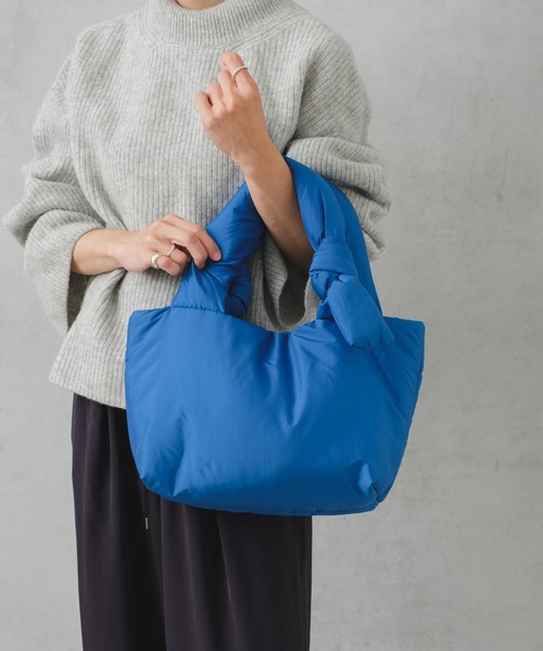 Actually（アクチュアリー）の「中綿ミニトート（トートバッグ・レディース・ブラック/ブルー/グレイッシュベージュ/ベージュ・フリー）」の22枚目の写真