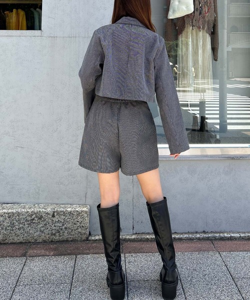 INGNI（イング）の「スリットスカパン(セットアップ対応)（その他パンツ・レディース・ブラック/ブラウン系その他2/ブラック系その他7・FREE）」の9枚目の写真