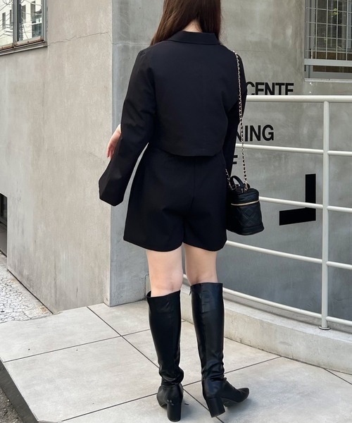 INGNI（イング）の「スリットスカパン(セットアップ対応)（その他パンツ・レディース・ブラック/ブラウン系その他2/ブラック系その他7・FREE）」の14枚目の写真