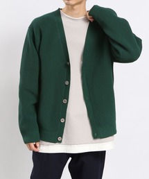 ポリエステルワッフルカーディガン/175924