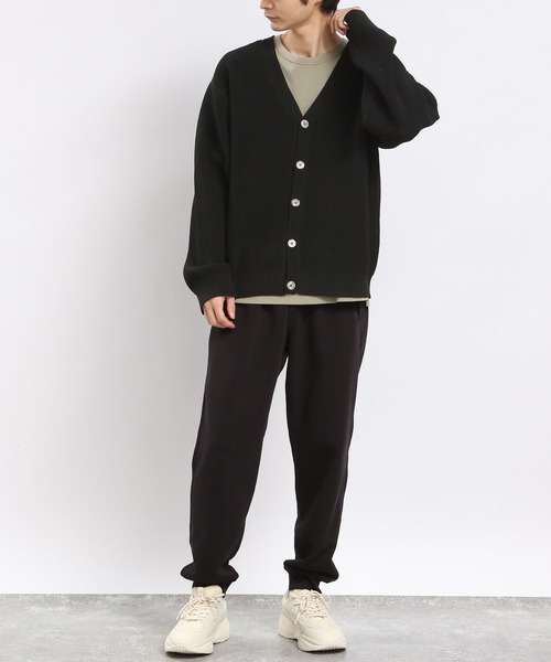 GLOBAL WORK Smile Seed Store(グローバルワーク スマイルシードストア)の「ポリエステルワッフルカーディガン/175924(カーディガン/ボレロ・メンズ・ブラック/ブルー系その他/セージグリーン/ブルー系その他5・LARGE/MEDIUM)」の5枚目の写真