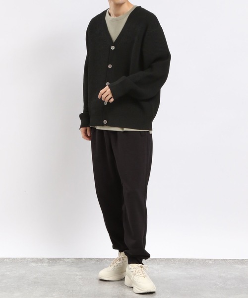 GLOBAL WORK Smile Seed Store(グローバルワーク スマイルシードストア)の「ポリエステルワッフルカーディガン/175924(カーディガン/ボレロ・メンズ・ブラック/ブルー系その他/セージグリーン/ブルー系その他5・LARGE/MEDIUM)」の6枚目の写真