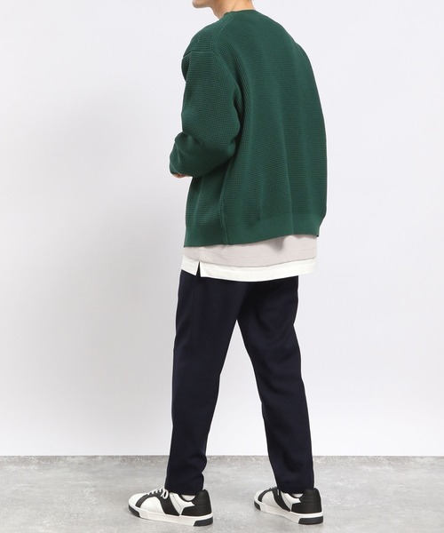 GLOBAL WORK Smile Seed Store(グローバルワーク スマイルシードストア)の「ポリエステルワッフルカーディガン/175924(カーディガン/ボレロ・メンズ・ブラック/ブルー系その他/セージグリーン/ブルー系その他5・LARGE/MEDIUM)」の10枚目の写真