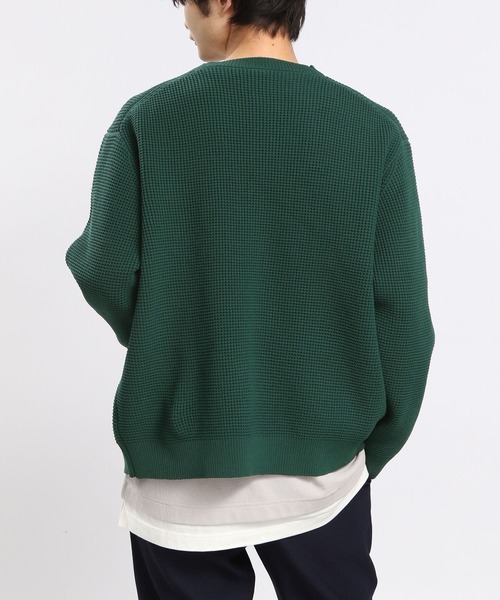 GLOBAL WORK Smile Seed Store(グローバルワーク スマイルシードストア)の「ポリエステルワッフルカーディガン/175924(カーディガン/ボレロ・メンズ・ブラック/ブルー系その他/セージグリーン/ブルー系その他5・LARGE/MEDIUM)」の12枚目の写真