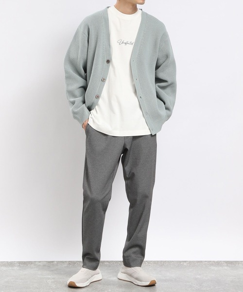 GLOBAL WORK Smile Seed Store(グローバルワーク スマイルシードストア)の「ポリエステルワッフルカーディガン/175924(カーディガン/ボレロ・メンズ・ブラック/ブルー系その他/セージグリーン/ブルー系その他5・LARGE/MEDIUM)」の13枚目の写真