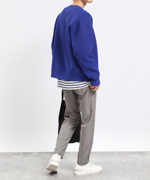 GLOBAL WORK Smile Seed Store(グローバルワーク スマイルシードストア)の「ポリエステルワッフルカーディガン/175924(カーディガン/ボレロ・メンズ・ブラック/ブルー系その他/セージグリーン/ブルー系その他5・LARGE/MEDIUM)」の17枚目の写真