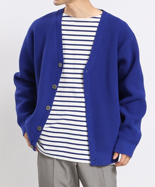 GLOBAL WORK Smile Seed Store(グローバルワーク スマイルシードストア)の「ポリエステルワッフルカーディガン/175924(カーディガン/ボレロ・メンズ・ブラック/ブルー系その他/セージグリーン/ブルー系その他5・LARGE/MEDIUM)」の18枚目の写真