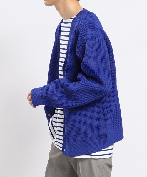 GLOBAL WORK Smile Seed Store(グローバルワーク スマイルシードストア)の「ポリエステルワッフルカーディガン/175924(カーディガン/ボレロ・メンズ・ブラック/ブルー系その他/セージグリーン/ブルー系その他5・LARGE/MEDIUM)」の19枚目の写真