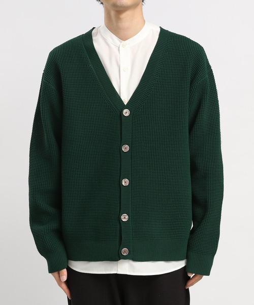 GLOBAL WORK Smile Seed Store(グローバルワーク スマイルシードストア)の「ポリエステルワッフルカーディガン/175924(カーディガン/ボレロ・メンズ・ブラック/ブルー系その他/セージグリーン/ブルー系その他5・LARGE/MEDIUM)」の20枚目の写真