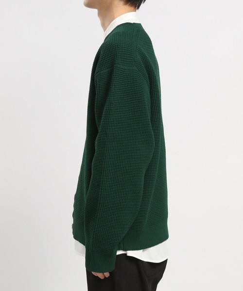 GLOBAL WORK Smile Seed Store(グローバルワーク スマイルシードストア)の「ポリエステルワッフルカーディガン/175924(カーディガン/ボレロ・メンズ・ブラック/ブルー系その他/セージグリーン/ブルー系その他5・LARGE/MEDIUM)」の21枚目の写真