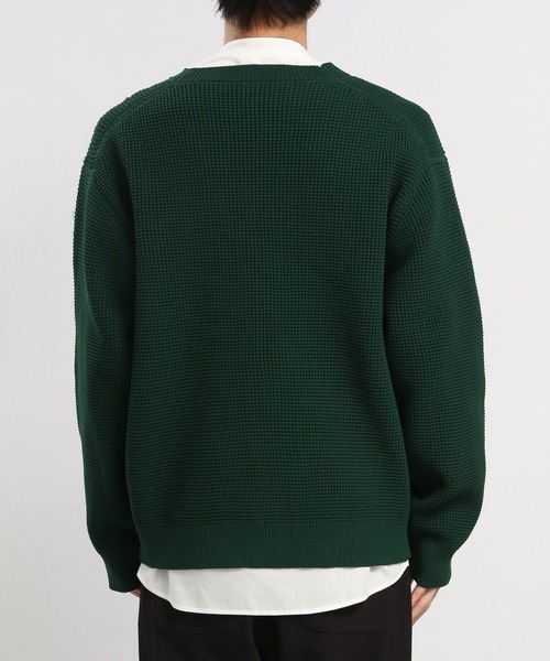 GLOBAL WORK Smile Seed Store(グローバルワーク スマイルシードストア)の「ポリエステルワッフルカーディガン/175924(カーディガン/ボレロ・メンズ・ブラック/ブルー系その他/セージグリーン/ブルー系その他5・LARGE/MEDIUM)」の22枚目の写真