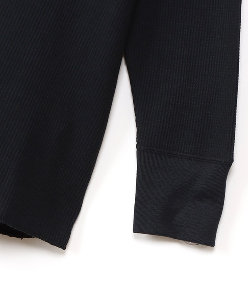 HANES(ヘインズ)の「【Hanes】Hanes UNDIES Waffle Henly HW4-W503(Tシャツ/カットソー・レディース・ホワイト/ブラック/グレー/ブラウン・FREE)」の11枚目の写真