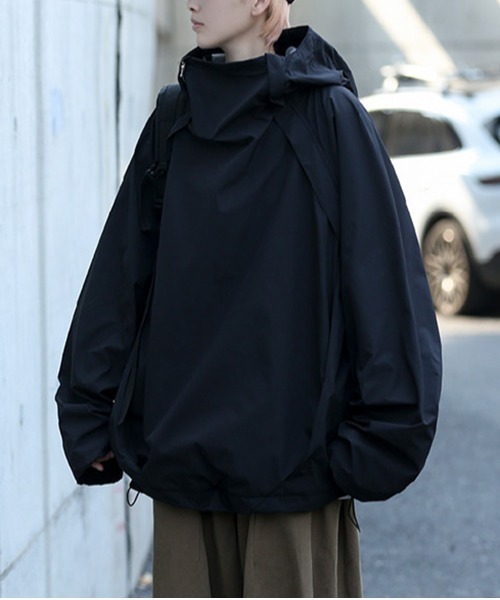 00s ドローコード付き NIKEACG マウンテンパーカー オールブラック ALL RUNS（オールランズ）の「△ANORAK MOUNTAIN PARKA JACKET