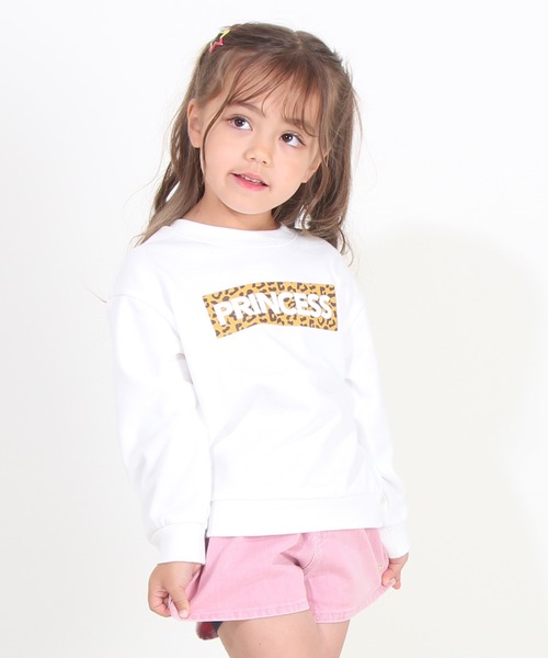 BABYDOLL（ベビードール）の「親子お揃い つながるファミリートレーナー 8850K（スウェット・キッズ・ブラック系2/ブラック系1/ホワイト系2/ホワイト系1・100cm/140cm/120cm/80ｃｍ/130cm/150cm/90cm/110cm）」の2枚目の写真