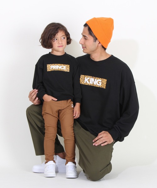 BABYDOLL（ベビードール）の「親子お揃い つながるファミリートレーナー 8850K（スウェット・キッズ・ブラック系2/ブラック系1/ホワイト系2/ホワイト系1・100cm/140cm/120cm/80ｃｍ/130cm/150cm/90cm/110cm）」の18枚目の写真