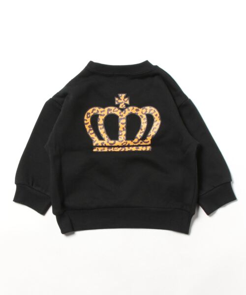 BABYDOLL（ベビードール）の「親子お揃い つながるファミリートレーナー 8850K（スウェット・キッズ・ブラック系2/ブラック系1/ホワイト系2/ホワイト系1・100cm/140cm/120cm/80ｃｍ/130cm/150cm/90cm/110cm）」の8枚目の写真