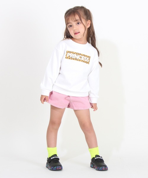 BABYDOLL（ベビードール）の「親子お揃い つながるファミリートレーナー 8850K（スウェット・キッズ・ブラック系2/ブラック系1/ホワイト系2/ホワイト系1・100cm/140cm/120cm/80ｃｍ/130cm/150cm/90cm/110cm）」の12枚目の写真