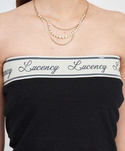 ROYAL PARTY（ロイヤルパーティー）の「ロゴテープベアトップス（その他トップス・レディース・オフホワイト/ブラック・FREE）」の6枚目の写真